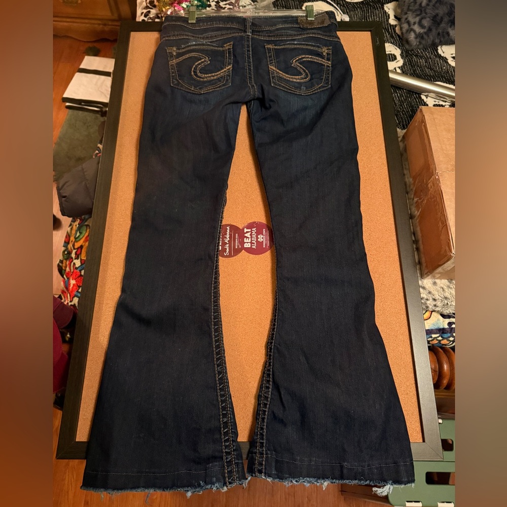 Size 28/30 Silver Women's Camden Rose Bell Jeans